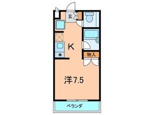 マンション２３の物件間取画像